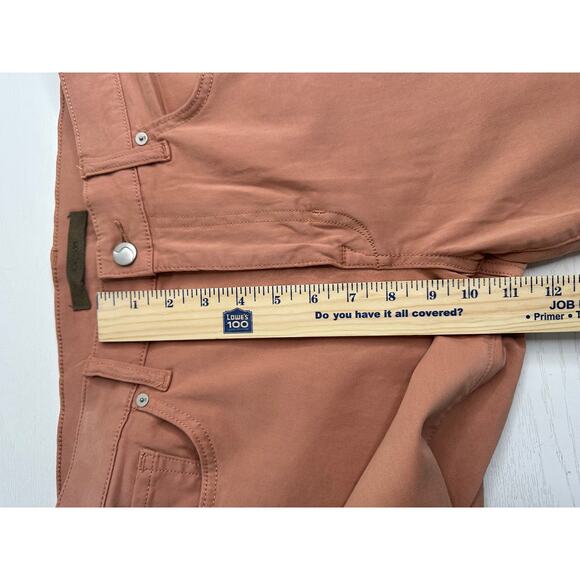 Joe's Jeans Kinetic Brixton Straight and Narrow Pants Salmon Pink Casual Work 33 - Picture 10 of 12